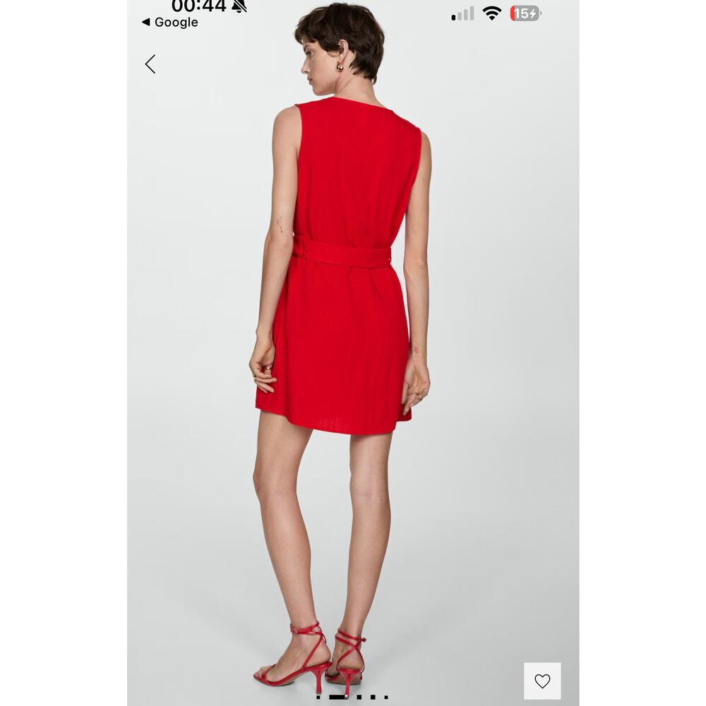 Mango Red Mini Dress - Picture 2 of 11